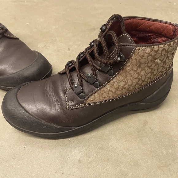 Coach Leather Boots - Picture 1 of 4